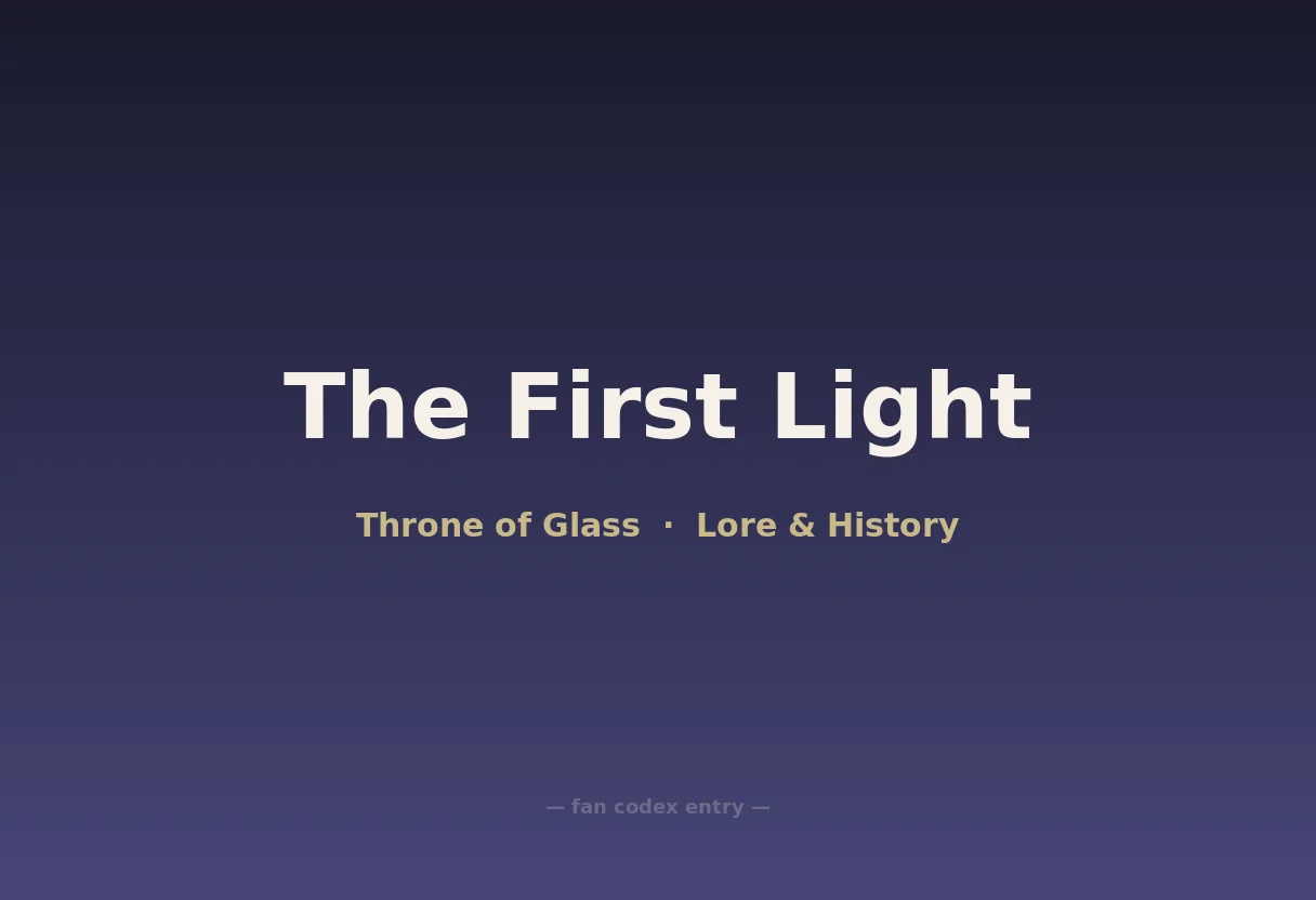 The First Light