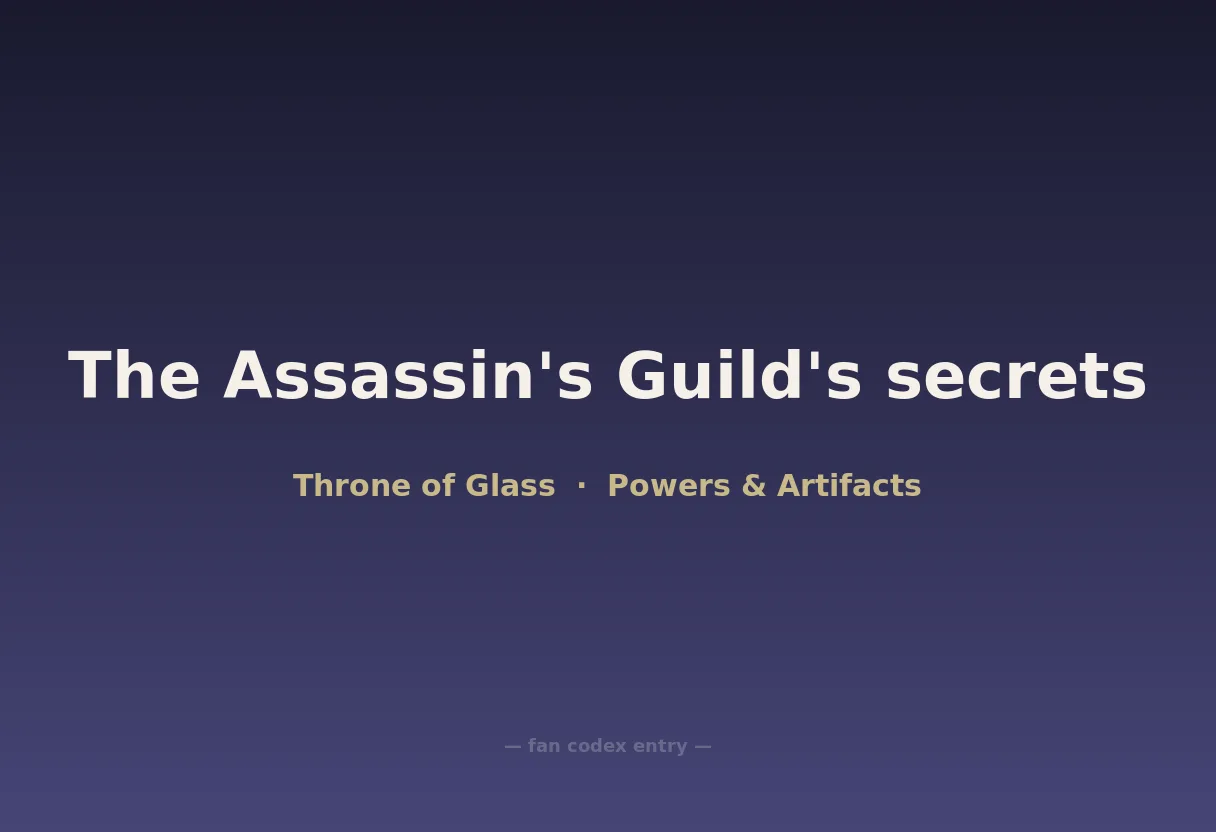 The Assassin's Guild's secrets